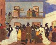 Pedro Figari Doble boda oil painting artist